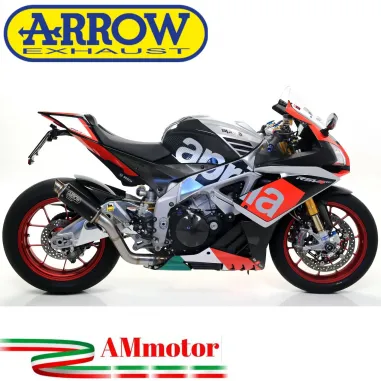 Arrow Aprilia Rsv 4 RR / RF 15 - 2016 Terminale Di Scarico Moto Marmitta GP2 Inox Nero Omologato
