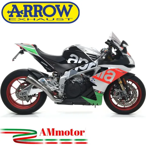 Arrow Aprilia Rsv 4 RR / RF 17 - 2018 Terminale Di Scarico Moto Marmitta Pro Race Inox Racing