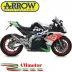 Arrow Aprilia Rsv 4 RR / RF 17 - 2018 Terminale Di Scarico Moto Marmitta GP2 Titanio Omologato