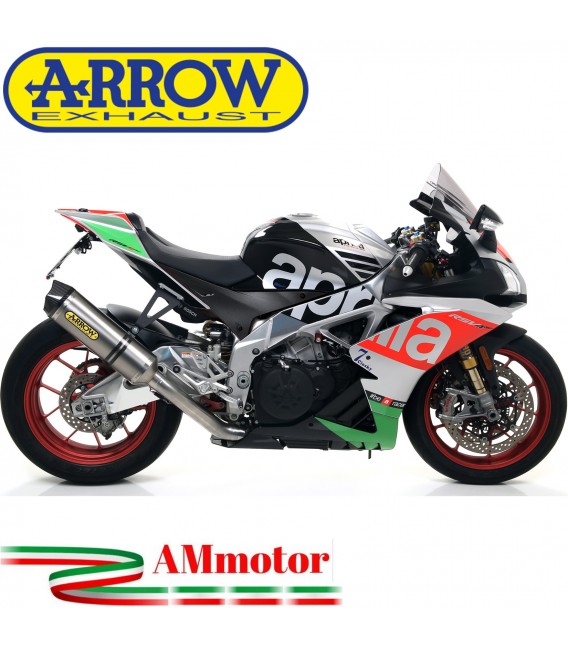 Arrow Aprilia Rsv 4 RR / RF 17 - 2018 Terminale Di Scarico Moto Marmitta Race-Tech Titanio Omologato