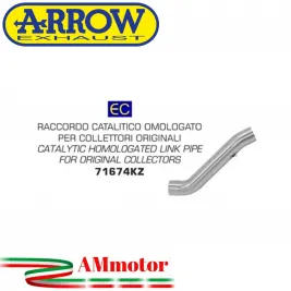 Arrow Aprilia Rsv 4 RR / RF 17 - 2018 Raccordo Catalitico Per Scarico Moto Omologato