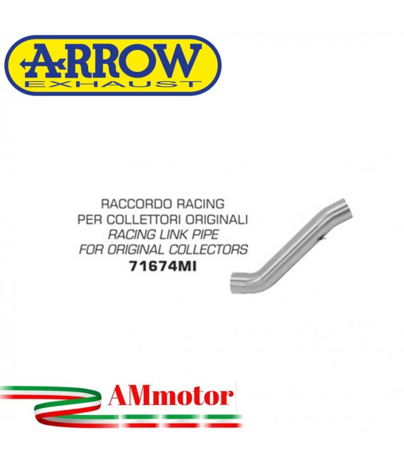 Arrow Aprilia Rsv 4 RR / RF 17 - 2018 Raccordo Racing Per Scarico Moto
