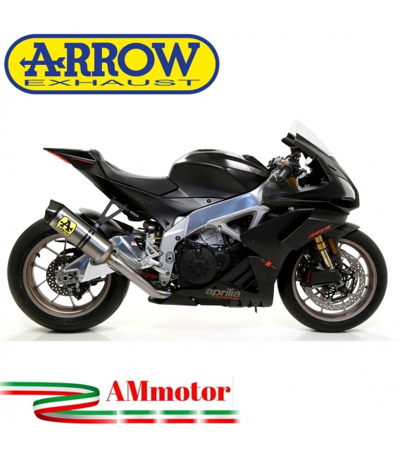 Arrow Aprilia Rsv4 1100 Factory 19 - 2020 Terminale Di Scarico Moto Marmitta Race-Tech Titanio Omologato