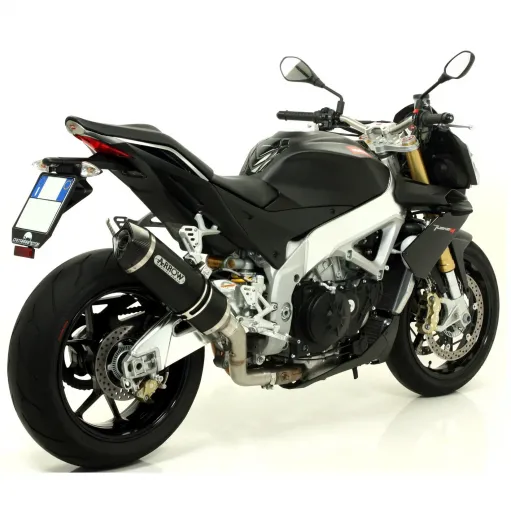 Arrow Aprilia Tuono V4R / V4R APRC 11 - 2015 Terminale Di Scarico Moto Marmitta Race-Tech Inox Nero Omologato