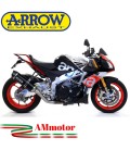 Arrow Aprilia Tuono V4 1100 15 - 2016 Terminale Di Scarico Moto Marmitta Race-Tech Inox Nero Omologato