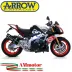 Arrow Aprilia Tuono V4 1100 15 - 2016 Terminale Di Scarico Moto Marmitta Race-Tech Inox Nero Omologato