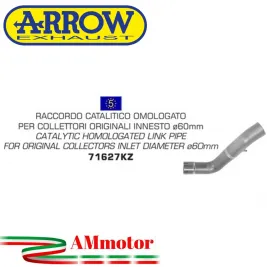 Arrow Aprilia Tuono V4 1100 15 - 2016 Raccordo Catalitico Per Scarico Moto Omologato Diametro 60MM