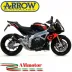 Arrow Aprilia Tuono V4 1100 17 - 2018 Terminale Di Scarico Moto Marmitta Pro-Race Nichrom Dark Racing