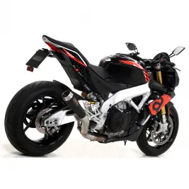 Arrow Aprilia Tuono V4 1100 17 - 2018 Terminale Di Scarico Moto Marmitta Pro-Race Nichrom Dark Racing 2