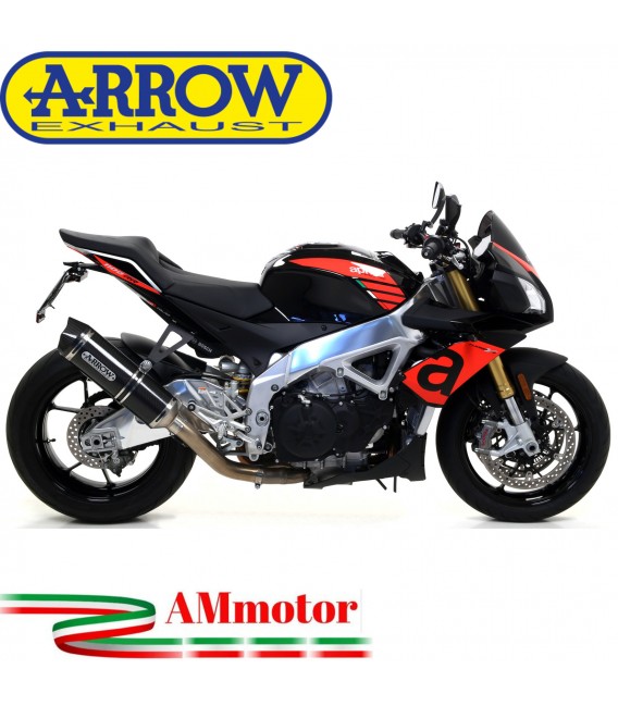 Arrow Aprilia Tuono V4 1100 17 - 2018 Terminale Di Scarico Moto Marmitta Race-Tech Carbonio Omologato
