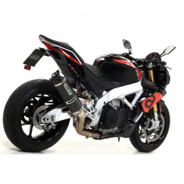 Arrow Aprilia Tuono V4 1100 17 - 2018 Terminale Di Scarico Moto Marmitta Race-Tech Carbonio Omologato 2