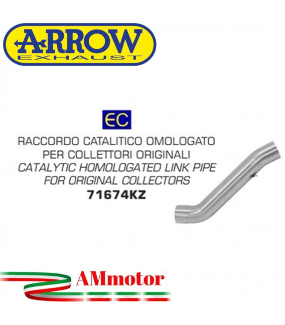 Arrow Aprilia Tuono V4 1100 17 - 2018 Raccordo Catalitico Per Scarico Moto Omologato