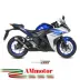 Mivv Yamaha Yzf R3 Terminale Di Scarico Marmitta Gp Carbonio Moto Omologato