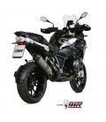 Mivv Bmw R 1250 Gs / Adventure Terminale Di Scarico Moto Marmitta Oval Titanio Carbon Cap