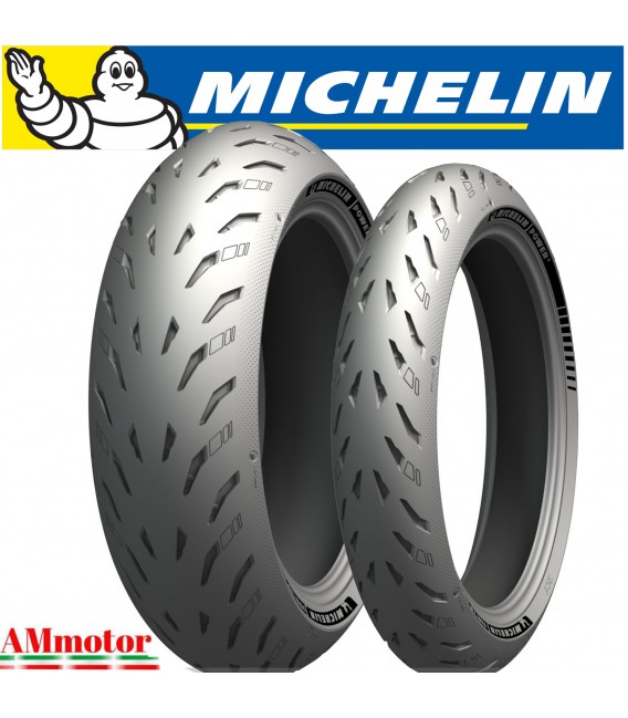 Power 5 120/70 + 190/55 Michelin Coppia Pneumatici Gomme Moto