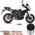 Mivv Kawasaki Versys 650 Terminale Di Scarico Moto Marmitta Oval Titanio Carbon Cap