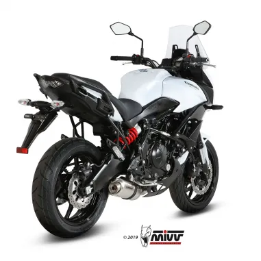 Mivv Kawasaki Versys 650 Terminale Di Scarico Moto Marmitta Oval Inox