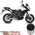 Mivv Kawasaki Versys 650 Terminale Di Scarico Moto Marmitta Oval Inox