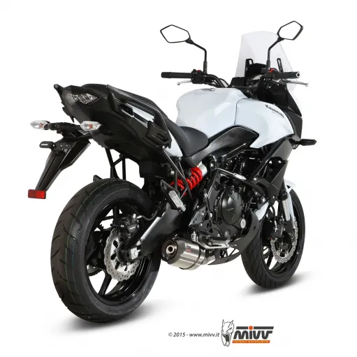 Mivv Kawasaki Versys 650 Terminale Di Scarico Moto Marmitta Suono Inox