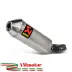 Akrapovic Yamaha Tenere 700 19 - 2020 Terminale Di Scarico Slip-On Titanio Moto Omologato