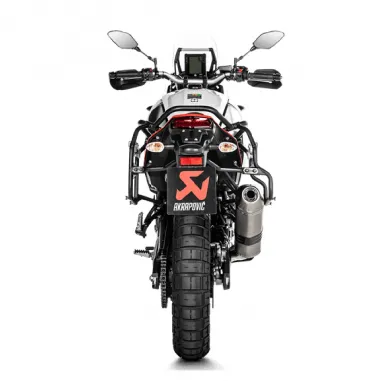 Akrapovic Yamaha Tenere 700 19 - 2020 Terminale Di Scarico Slip-On Titanio Moto Omologato