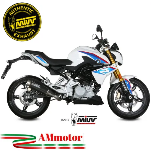 Scarico Completo Mivv Bmw G 310 R Terminale Gp Pro Black Inox Nero Moto