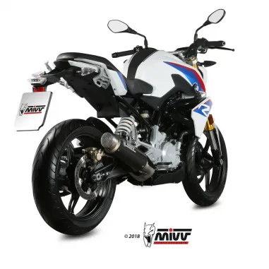 Scarico Completo Mivv Bmw G 310 R Terminale Gp Pro Black Inox Nero Moto