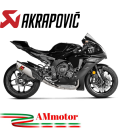 Akrapovic Yamaha Yzf 1000 R1 15 - 2022 Impianto Di Scarico Completo Evolution Line Terminale Collettori In Titanio Moto