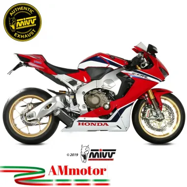 Mivv Honda Cbr 1000 RR 17 - 2019 Terminale Di Scarico Moto Marmitta Mk3 Carbonio Basso