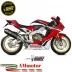 Mivv Honda Cbr 1000 RR 17 - 2019 Terminale Di Scarico Moto Marmitta Speed Edge Nero Omologato