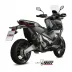 Mivv Honda X-Adv 750 Terminale Di Scarico Delta Race Black Moto Scooter Omologato