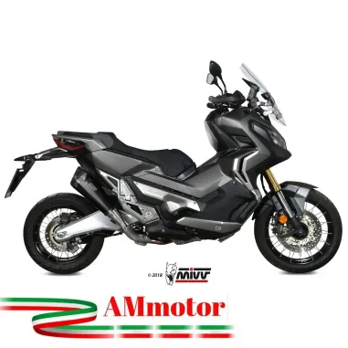 Mivv Honda X-Adv 750 Terminale Di Scarico Delta Race Black Moto Scooter Omologato