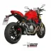Mivv Ducati Monster 821 18 - 2020 Terminale Di Scarico Moto Marmitta Gp Pro Carbonio