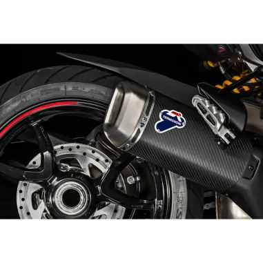 Terminale Di Scarico Termignoni Ducati Multistrada 1260 Silenziatore Corto In Carbonio Moto Omologato