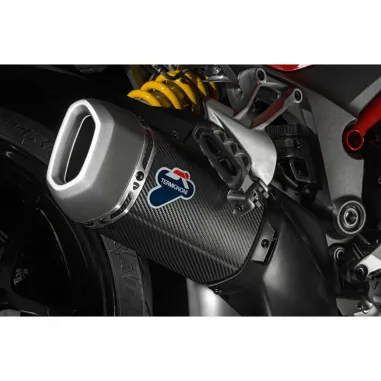 Terminale Di Scarico Termignoni Ducati Multistrada 1260 Silenziatore Corto In Carbonio Moto Omologato