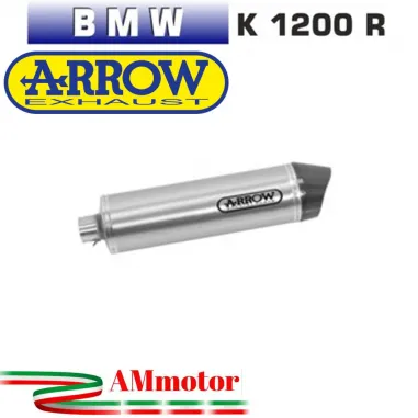 Arrow Bmw K 1200 R 05 - 2008 Terminale Di Scarico Moto Marmitta Race-Tech Titanio Omologato