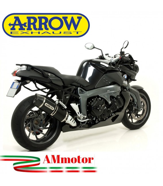 Arrow Bmw K 1300 R 09 - 2016 Terminale Di Scarico Moto Marmitta Race-Tech Alluminio Dark Omologato