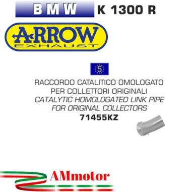 Raccordo Catalitico Bmw K 1300 R 09 - 2016 Arrow Moto Per Collettori Originali Omologato