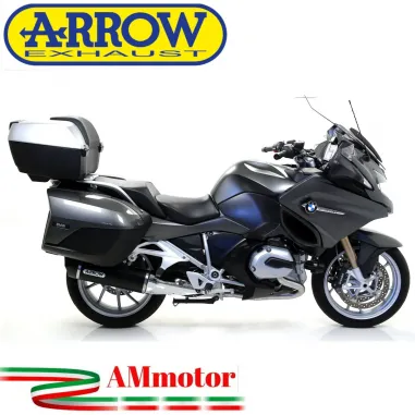 Arrow Bmw R 1200 RT 14 - 2016 Terminale Di Scarico Moto Marmitta Race-Tech Alluminio Dark Omologato