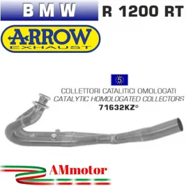 Bmw R 1200 RT 14 - 2016 Arrow Moto Collettori Di Scarico Catalitici Omologati