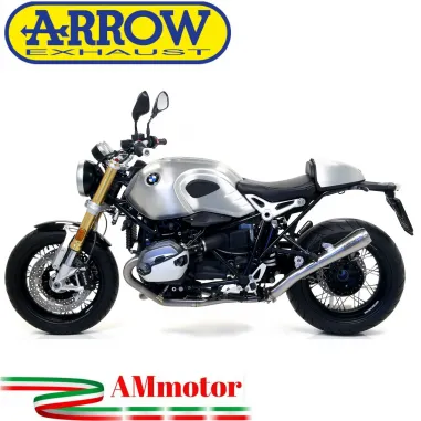 Arrow Bmw R Nine T 14 - 2019 Terminale Di Scarico Moto Marmitta Pro-Race Nichrom Omologato