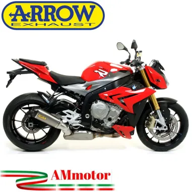 Arrow Bmw S 1000 R 14 - 2016 Terminale Di Scarico Moto Marmitta Works Titanio Omologato Per Collettori Originali