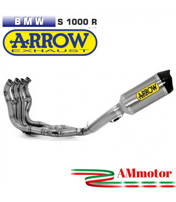 Arrow Bmw S 1000 R 14 - 2016 Kit Completo Competion Con Terminale Race-Tech Titanio