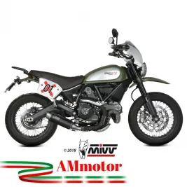 Mivv Ducati Scrambler 800 15 - 2020 Terminale Di Scarico Moto Marmitta Gp Pro Black