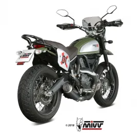 Mivv Ducati Scrambler 800 15 - 2020 Terminale Di Scarico Moto Marmitta Gp Pro Black 2