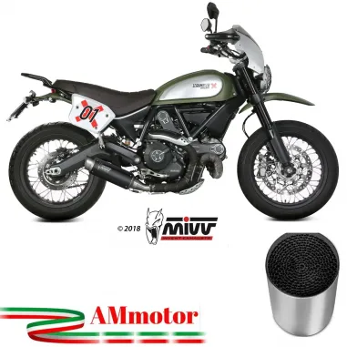 Mivv Ducati Scrambler 800 15 - 2020 Terminale Di Scarico Moto Marmitta Gp Pro Black