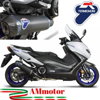 Scarico Completo Yamaha T-Max 560 Termignoni Terminale In Titanio Scooter Moto Racing