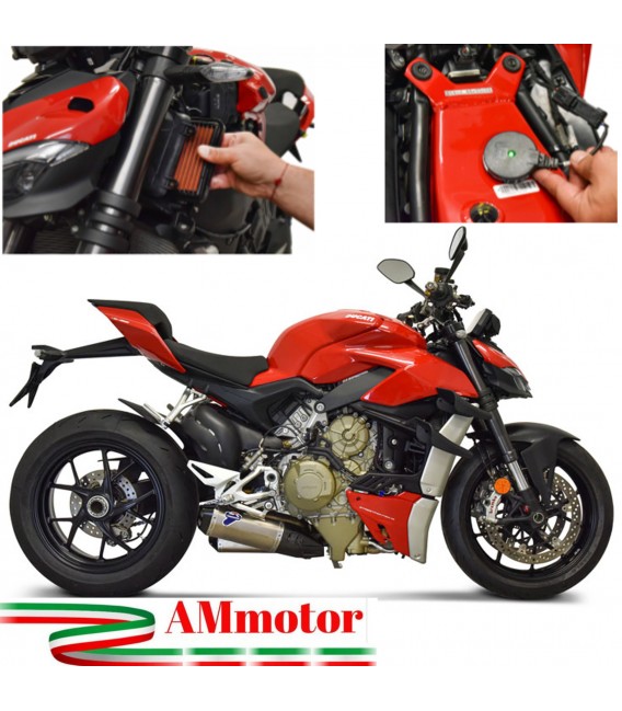Scarichi Termignoni Ducati Streetfighter V4 Moto Silenziatori In Titanio Racing