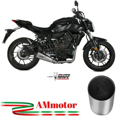 Scarico Completo Mivv Yamaha Mt-07 Terminale Delta Race Inox Moto