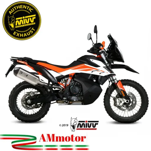Mivv Ktm 790 Adventure / R Terminale Di Scarico Moto Marmitta Speed Edge Inox Omologato